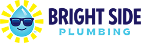 A logo for Bright Side Plumbing in Overland P{ark, Kansas City